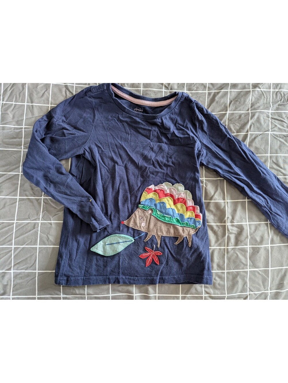 Joules lift the flap hedgehog top